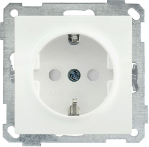 Розетка IEK BOLERO РС14-1-0-Б белый