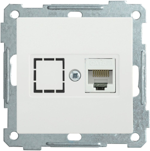 Розетка IEK BOLERO РК10-1-Б белый