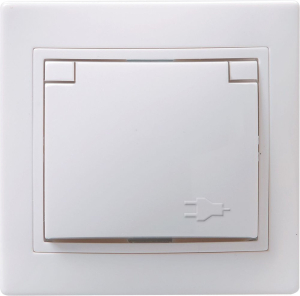 Розетка IEK КВАРТА РСб10-3-КБ белый
