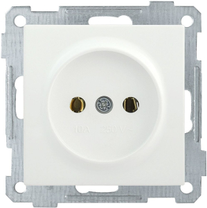 Розетка IEK BOLERO РС10-1-0-Б белый