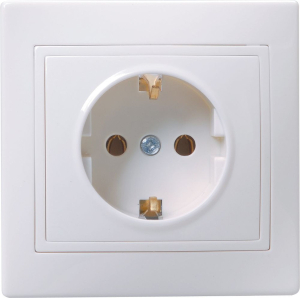 Розетка IEK КВАРТА РС10-3-КБ белый