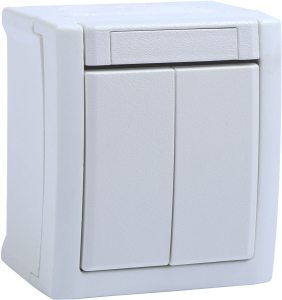 Выключатель Panasonic Pacific 2кл. IP56 белый матовый WPTC40092WH-RU