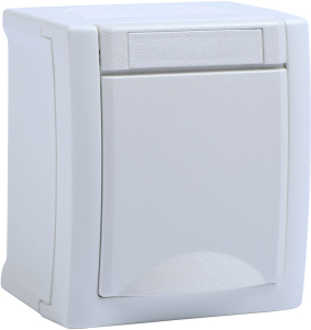 Розетка силовая Panasonic Pacific зазем. IP54 белый WPTC42122WH-RU