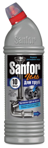 Средство для чистки канализационных труб Sanfor гель 750 мл