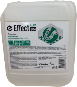 Средство для избавления от засоров Effect ALFA 104 5 л