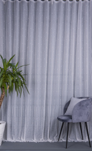 Штора тюлевая MIAMOZA белая 03