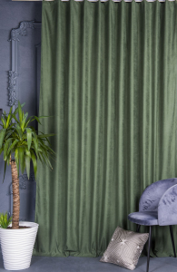 Штора портьерная MIAMOZA зеленый
