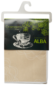 Скатерть Protec Textil Alba Белла бежевая 140х200 см