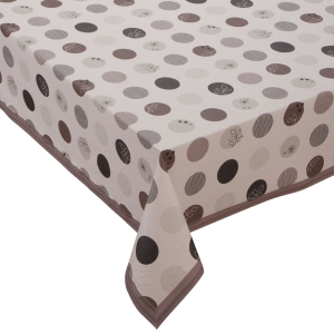Скатерть MEIWA FB-221 коричневая ПВХ 122х152 см