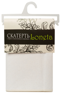 Скатерть Mori Loneta ареццо белая 140х180 см