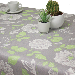 Клеенка Protec Textil Alba вивьен серая 140 см