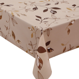 Клеенка MEIWA LP186BE/BR коричневая ПВХ 140 см