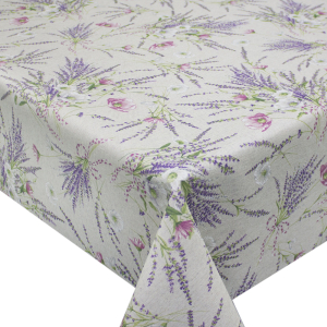Клеенка Mori Mirha ВИОЛЕТТА белая 140 см