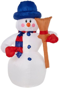 Световая фигура Снеговик надувная Neon-Night 180 см