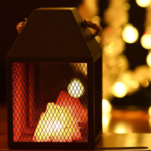 Камин декоративный фаzа эффект огня H22,6 см