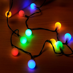 Гирлянда шарики SH LIGHTS 64 LED RGB 6,4 м