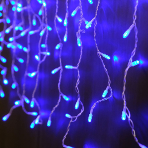 Гирлянда бахрома SH LIGHTS 80 LED синий 2 м