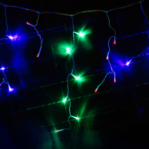 Гирлянда нить Glos белый/мультиколор 20 м