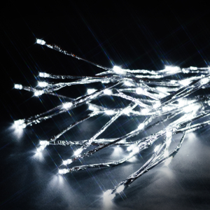 Гирлянда звезда Glos холодный белый 0,8 м