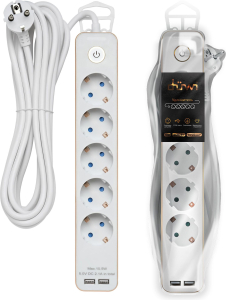 Удлинитель Duwi 32071 5 5 гнезд 3680 Вт с заземлением 5 м