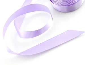 Декоративная лента атласная сиреневая 10 см х 3 м