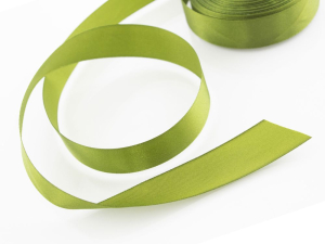 Декоративная лента атласная хаки 10 см х 3 м