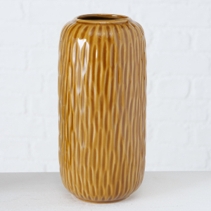 Ваза фарфоровая Zalina коричневая 9 см