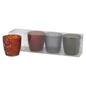 Подсвечник Marilu микс 7,5 см 4 шт