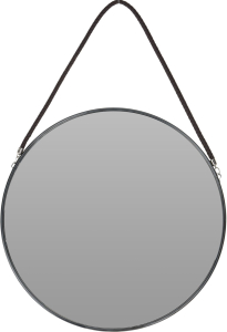 Зеркало подвесное стекло черное 38 см