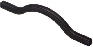 Ручка-скоба 96 (128) мм матовый черный KERRON S-2400-96(128) BL 