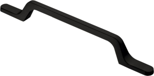 Ручка-скоба 128 мм матовый черный KERRON S-2430-128 BL