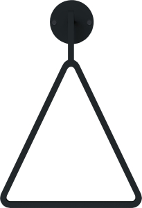 Полотенцедержатель Треугольник черный