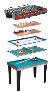 Стол для игр 6 в 1 107x61x81 см