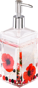 Дозатор для жидкого мыла Verran Vermilion прозрачный