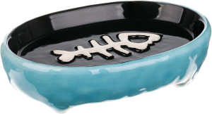 Мыльница MOROSHKA Irony бирюзовый/черный