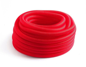 Шланг гофрированный для PE-X ДН40 бухта 40 м красный