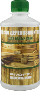 Масло деревозащитное для бань и саун 0,25 л.