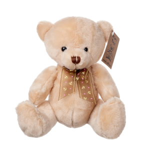 Игрушка медведь бежевый 20 см