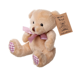 Игрушка медведь бежевый  15 см