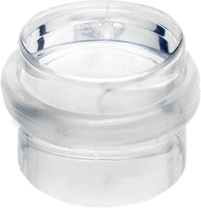 Стопор напольный для двери HETTICH прозрачный D38Х30 мм