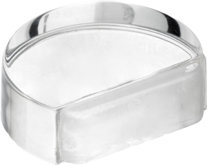 Стопор напольный для двери HETTICH прозрачный 40Х15 мм