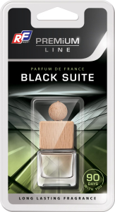 Ароматизатор автомобильный подвесной RUSEFF Premium line 27346N Black Suite