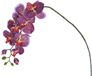 Искусственный цветок Орхидея фиолетовая 105 см