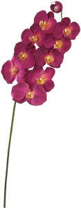 Искусственный цветок Орхидея Фаленопсис бордовая 92 см