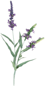 Искусственный цветок Лаванда фиолетовая 39 см