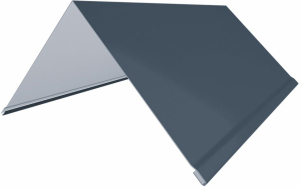 Планка торцевая 80х2000 RAL7024 графит, металл