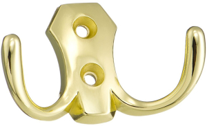 Крючок мебельный KERRON Hooks KR 0020 OT двойной золотистый