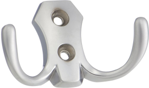 Крючок мебельный KERRON Hooks KR 0020 SC двойной хромовый