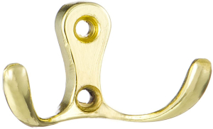 Крючок мебельный KERRON Hooks KR 0010 OT двойной золотистый