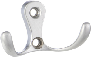 Крючок мебельный KERRON Hooks KR 0010 SC двойной матовый хром